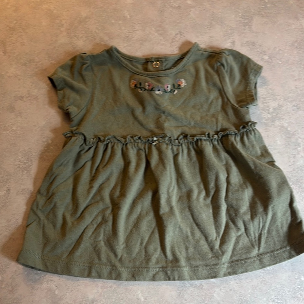 Carter's Olive Green Short Sleeve Tee
